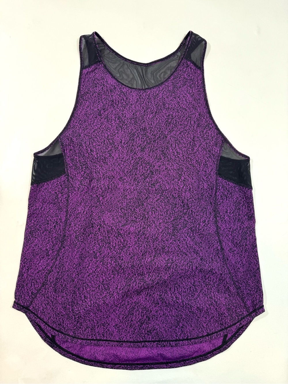 Lululemon Sculpt Tank II Circuit Aurora Purple Black